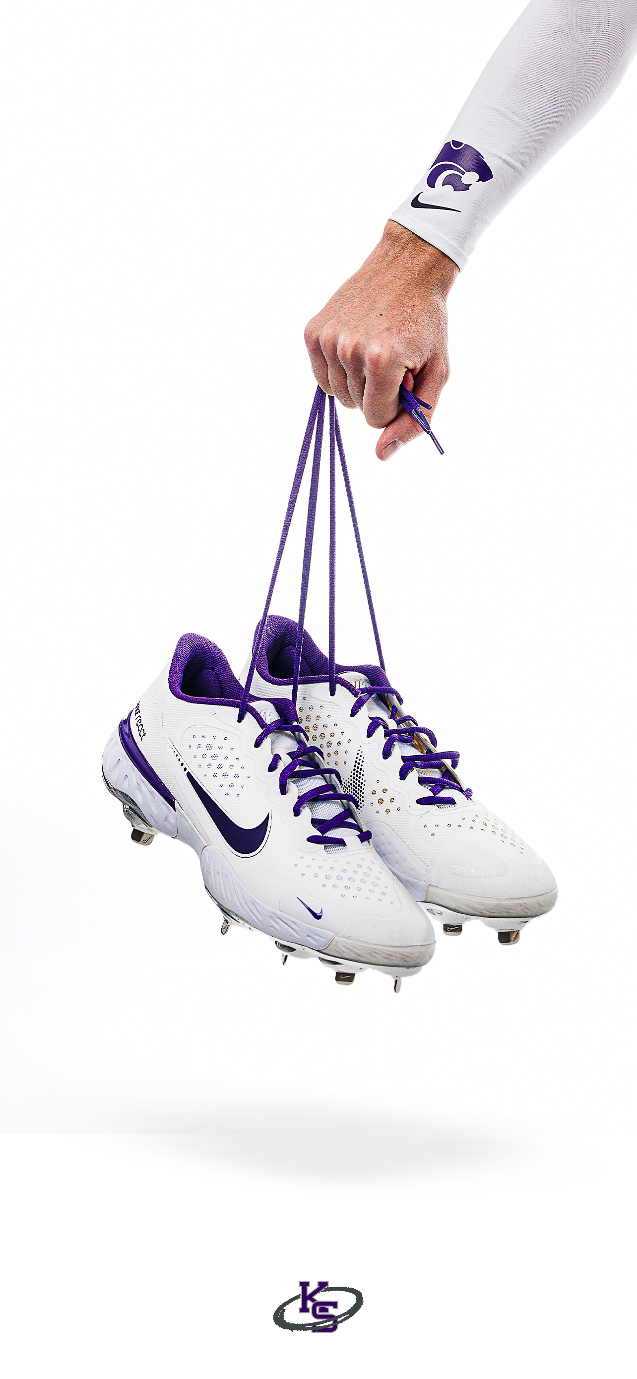 K-State Baseball White Digital Background