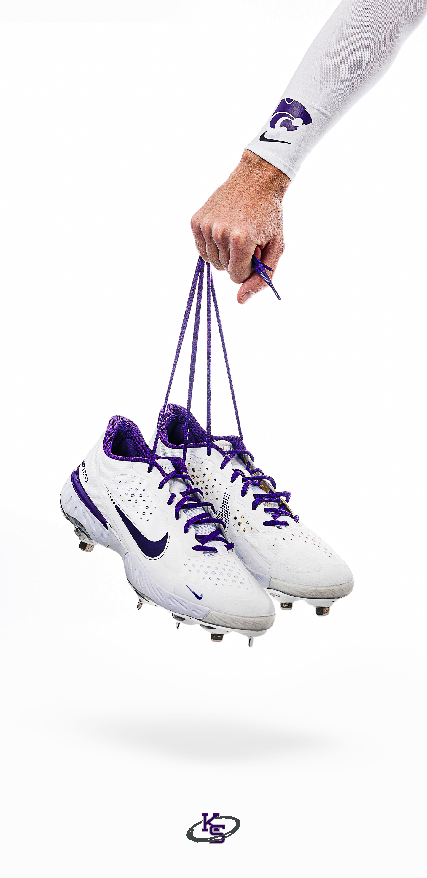 K-State Baseball White Digital Background