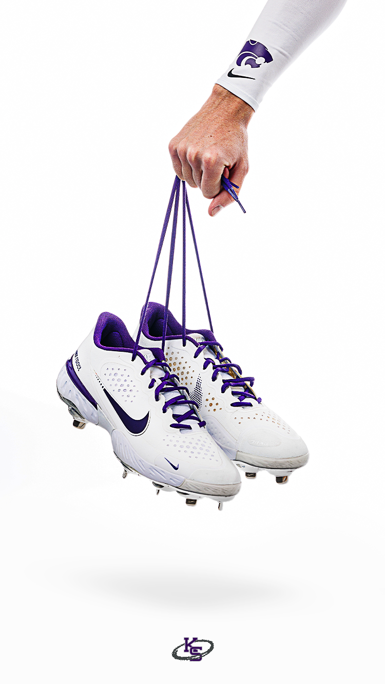 K-State Baseball White Digital Background