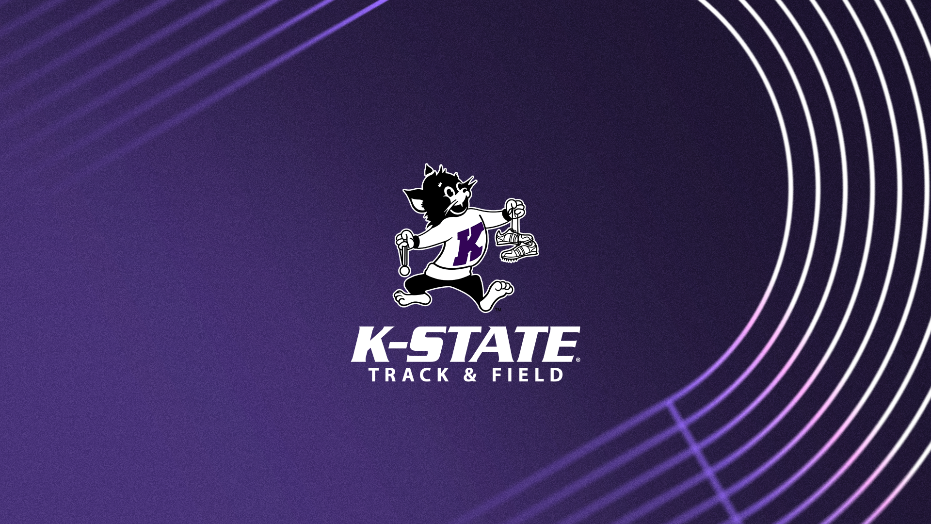 K-State Track & Field Digital Background