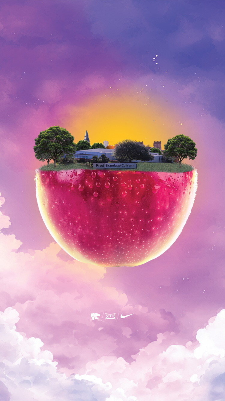 Little Apple Hoops Digital Background